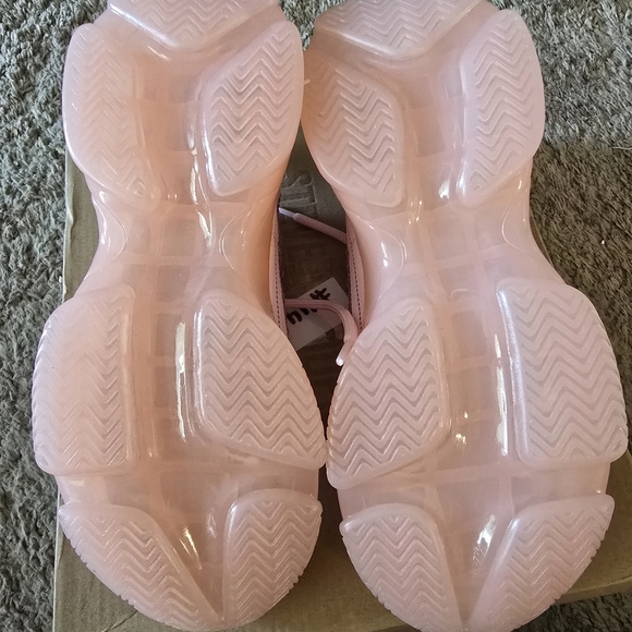 Steve Madden Sm Ny90 Rhinestone Sneakers - Pink - Picture 5 of 6